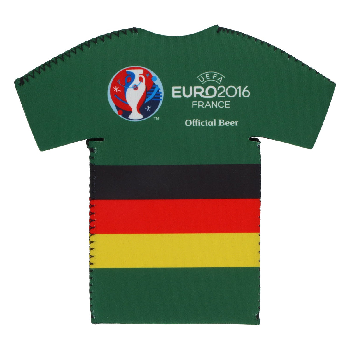 Housse isotherme en néoprène pour bouteille de bière Carlsberg Euro 2016 France – Vue 2