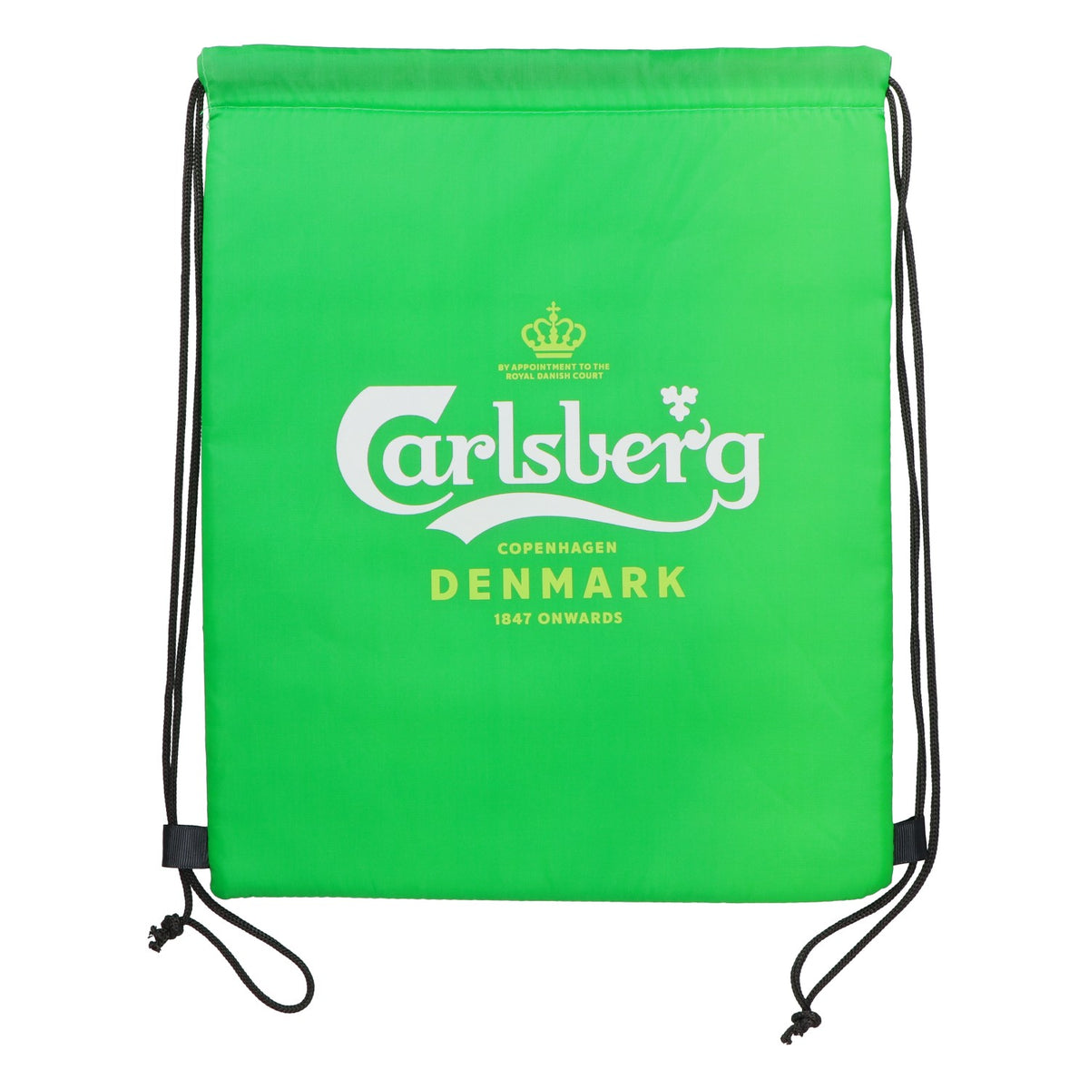 Sac de transport pour bière Carlsberg, vert, sac à cordon, sac à bandoulière, produit dérivé