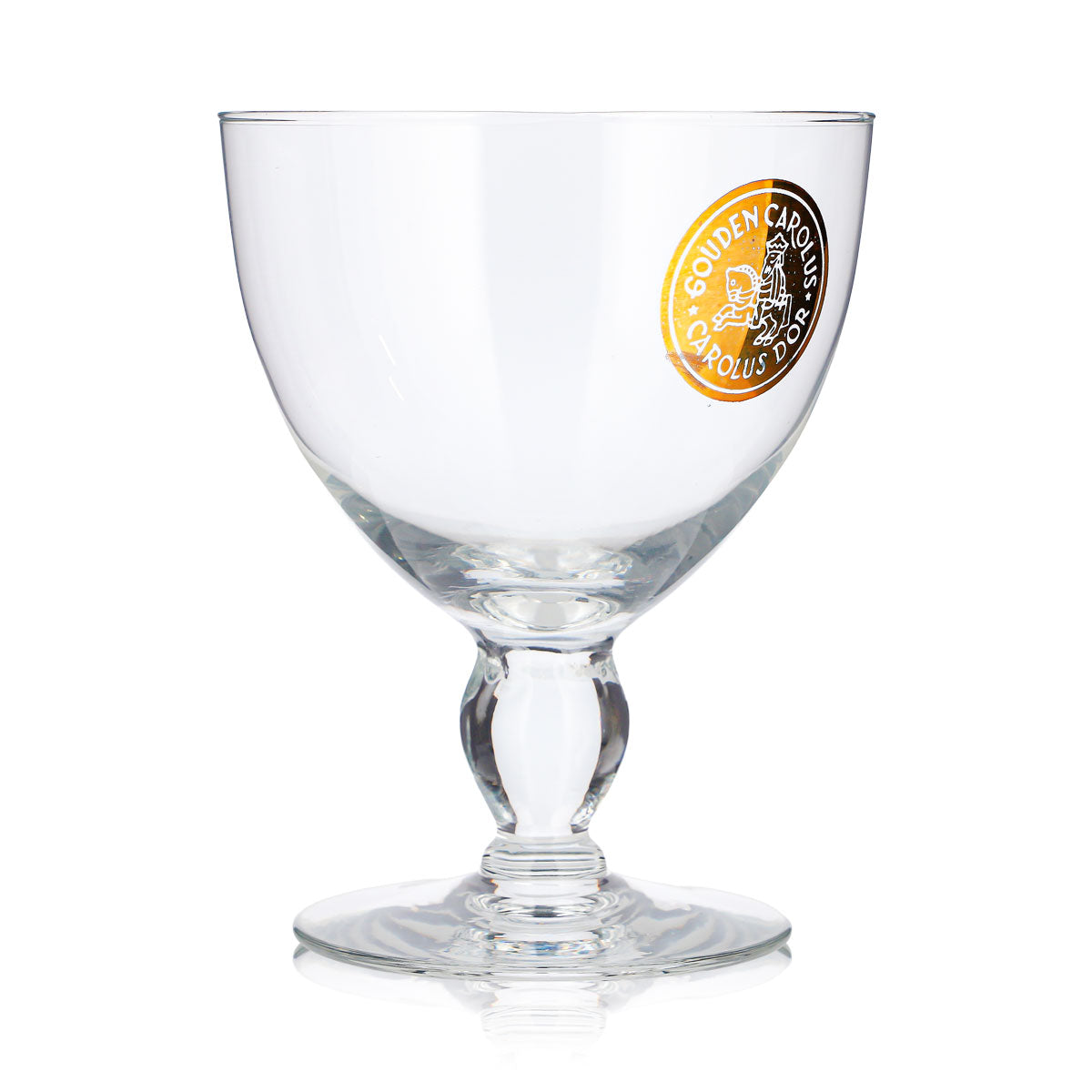 Verre à bière Carolus 0,47 l, forme coupe, logo doré « Gouden » – Vue 3