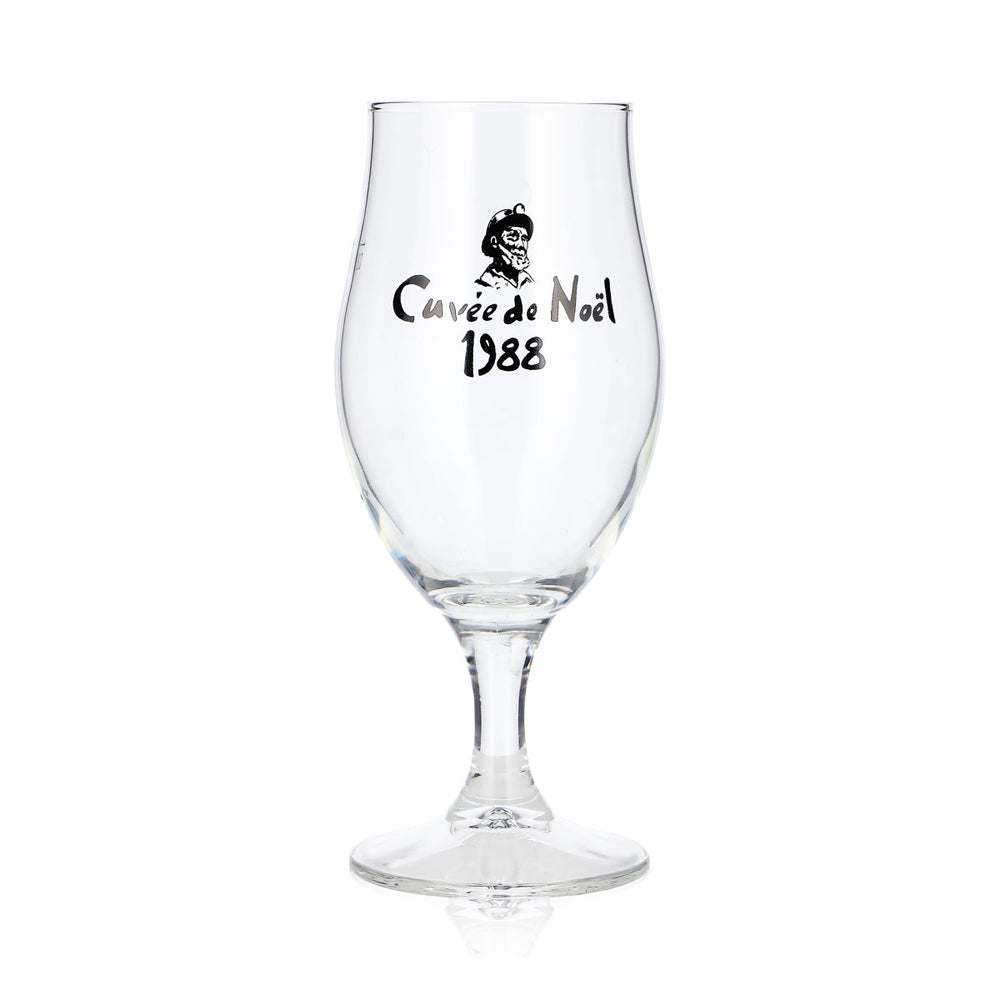 Verre à bière Castelain 0,25 l, modèle « Pokal », Cuvée Noël 1988