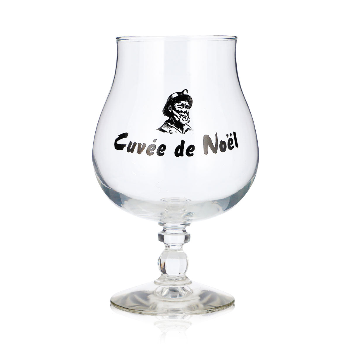 Verre à bière Castelain 0,5 l, à pied, « Cuvée de Noël » Durobor – Vue 2