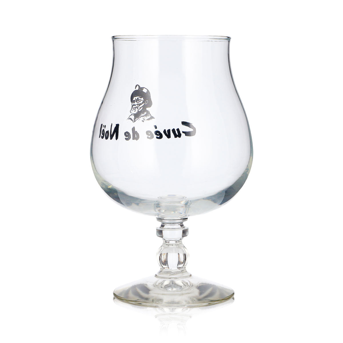 Verre à bière Castelain 0,5 l, à pied, « Cuvée de Noël » Durobor – Vue 4