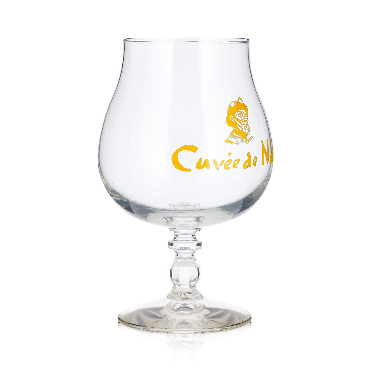 Verre à bière Castelain 0,5 l, modèle « Cuvée de Noël », en Durobor Windsor jaune – Vue 3