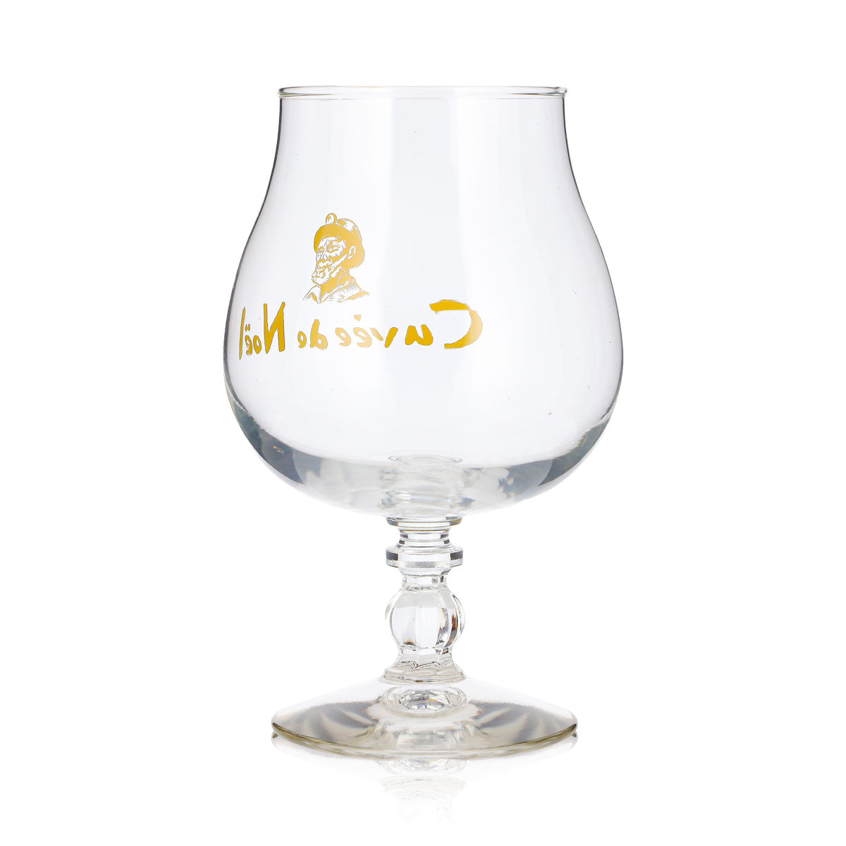 Verre à bière Castelain 0,5 l, modèle « Cuvée de Noël », en Durobor Windsor jaune – Vue 4