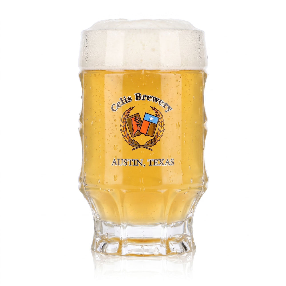 Verre à bière Celis Brewery, chope de 0,25 l, relief « Austin, Texas »