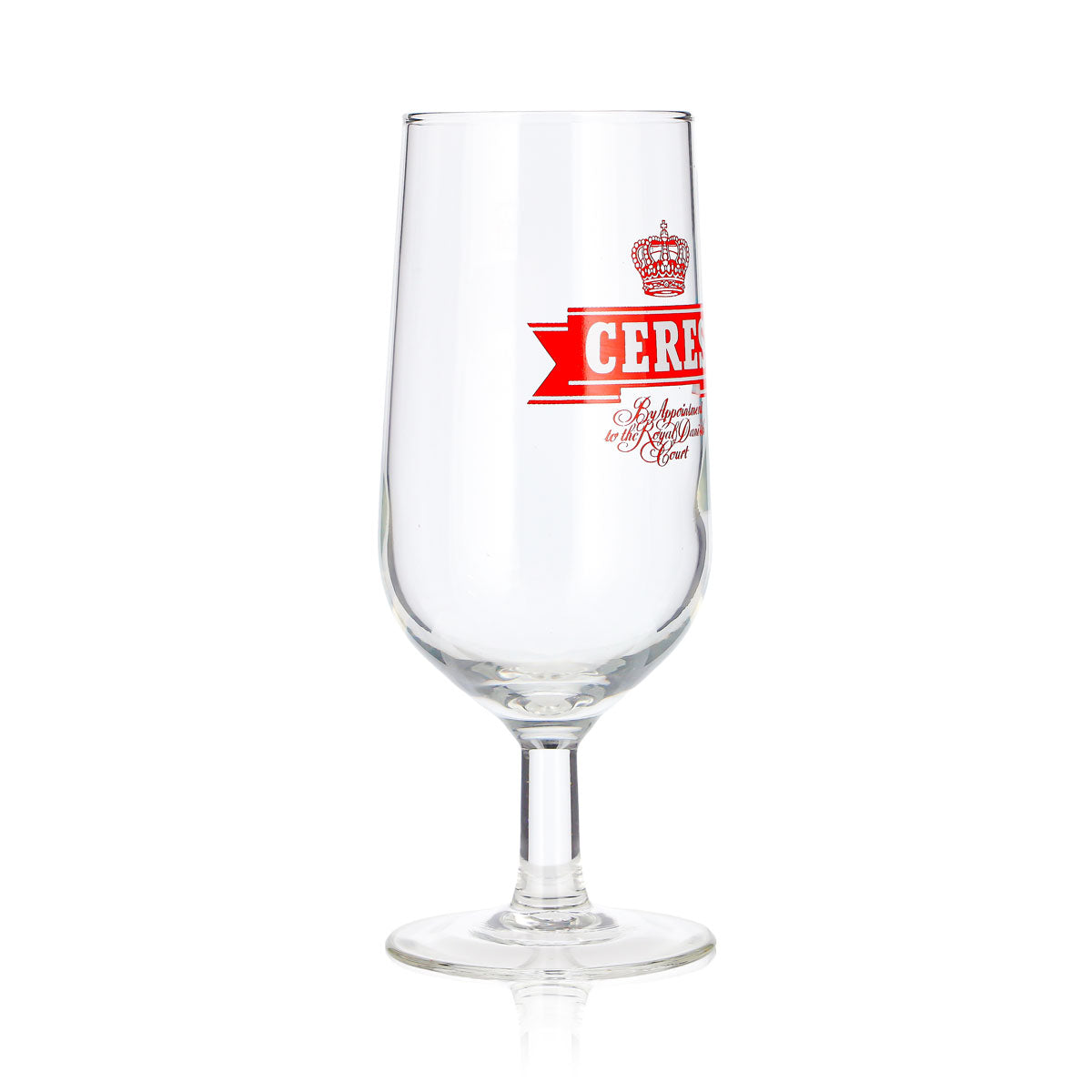 Verre à bière Ceres 0,3 l, forme coupe, logo rouge – Vue 2