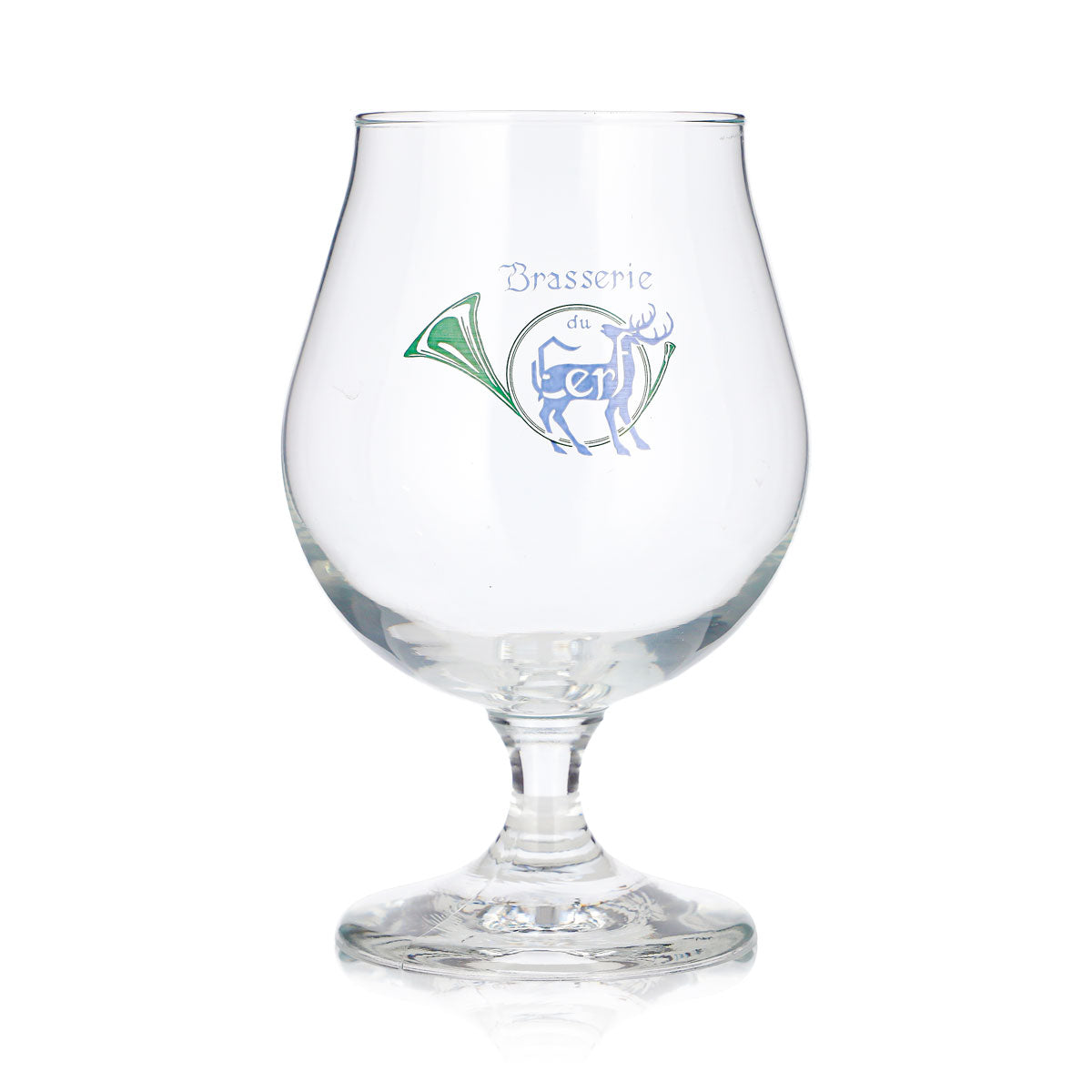 Verre à bière Cerf 0,5 l, forme tulipe, Brasserie Durobor, verre à bière, verre à pied, verre à bière tulipe – Vue 2