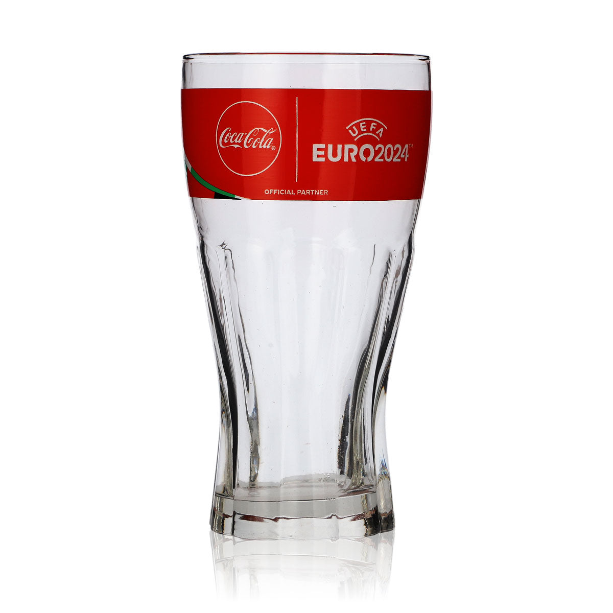 Verre Coca Cola 0,36 l Willi Becher Verre profilé EURO 2024 Édition spéciale football 6 – Vue 2