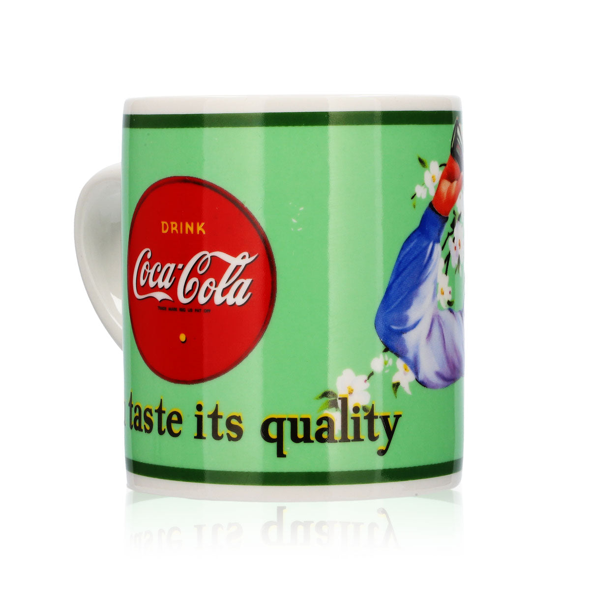 Tasse à café en verre Coca Cola Mug 0,39 l « You taste ist quality » – Vue 4