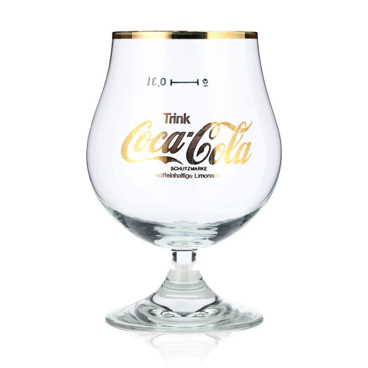 Verre à cocktail Coca Cola 0,3 l Logo doré