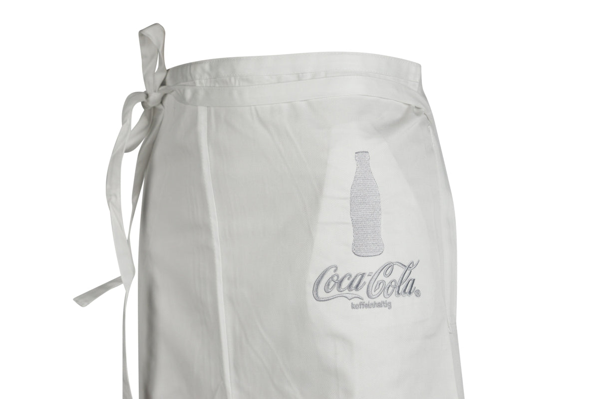 Tablier de serveur Coca Cola, ceinture longue, poches latérales, service gastronomique et bistrot – Vue 2