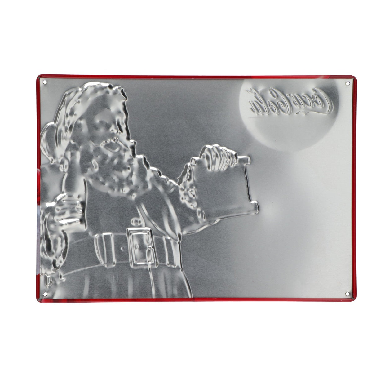 Coca Cola Softdrink Plaque métallique Décoration murale Père Noël – Vue 2