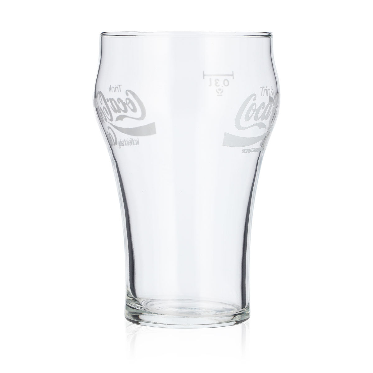 Verre à soda Coca Cola Verres à cola Verre à pied Design rétro « Coke » – Vue 2