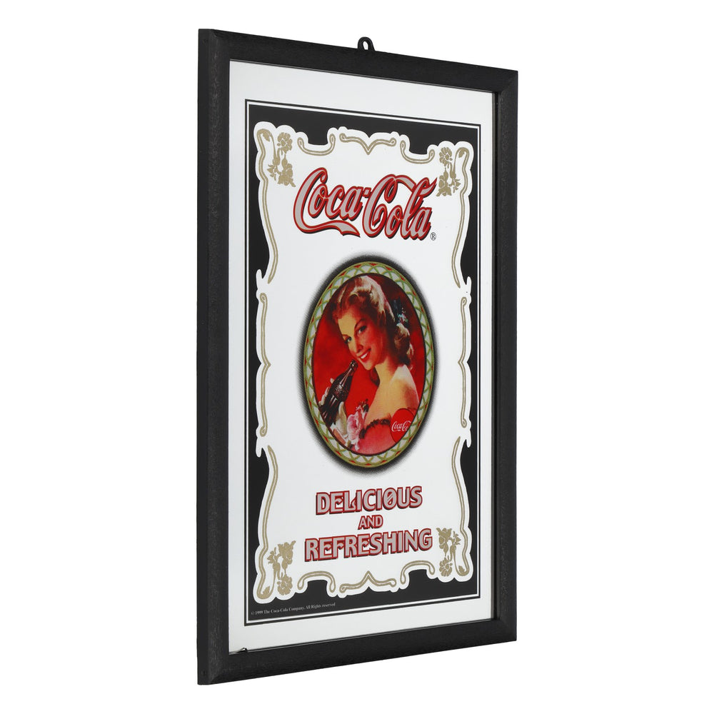 Panneau publicitaire Coca-Cola « Delicious & refreshing », L 99 cm x H 73 cm