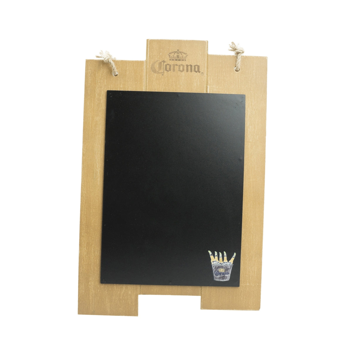 Corona Bière Tableau noir mural Panneau publicitaire Menu Board Menu en bois Stopper