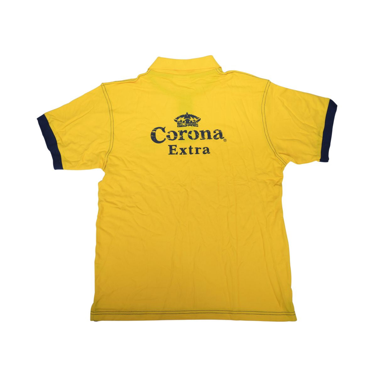 T-shirt Corona Polo taille XL pour homme, jaune, vêtements, logo brodé, restauration – Vue 2