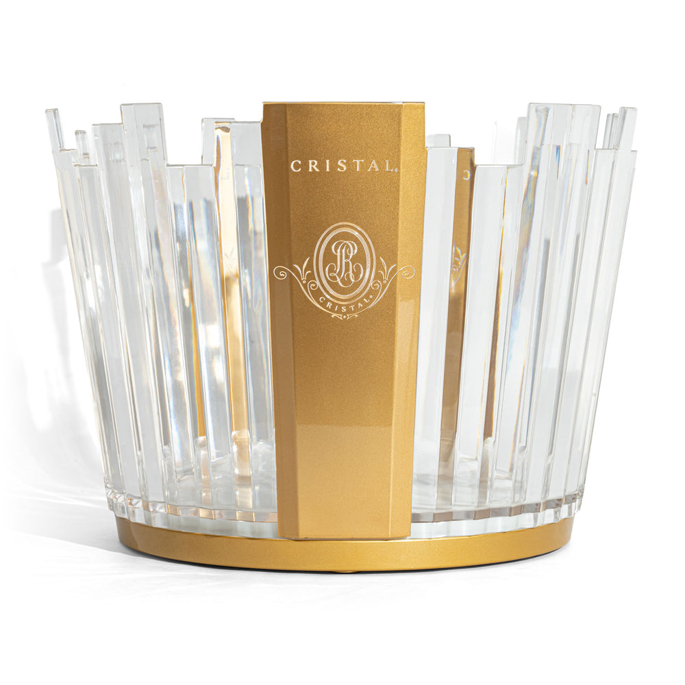 Cristal Champagne Refroidisseur de bouteille LED Luminous Ice Bowl Bac à glaçons
