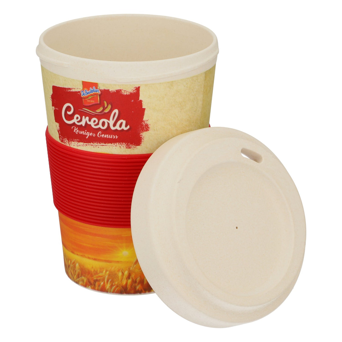 De Beukelaer - Tasse à café réutilisable en bambou pour emporter – Vue 4