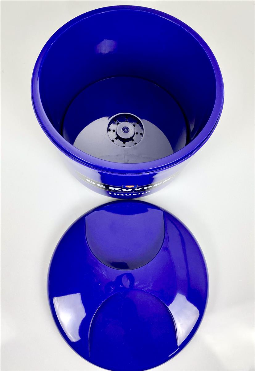 Bac à glaçons De Kuyper pour liqueurs, refroidisseur de bouteilles, bac à glace avec couvercle, bleu – Vue 3