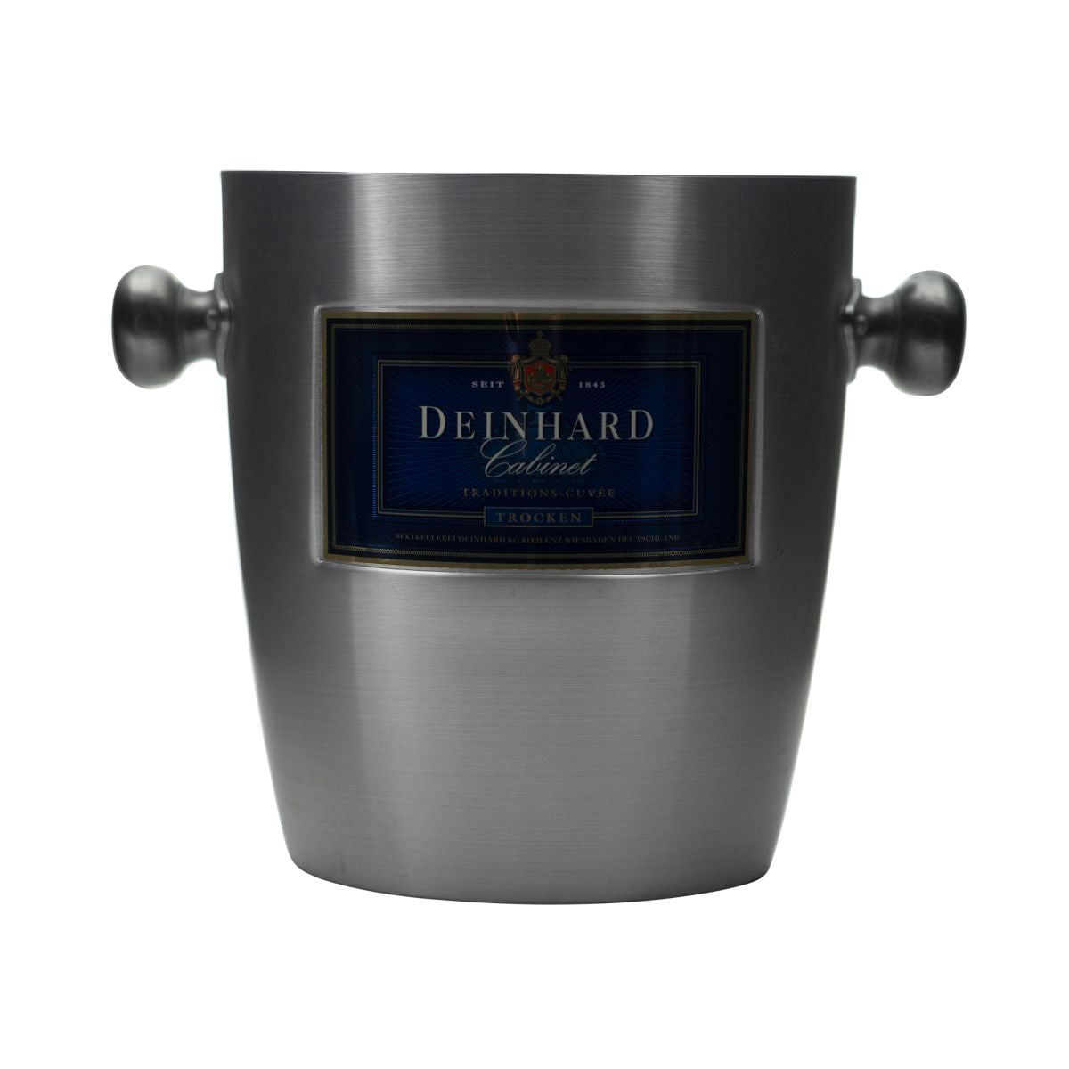 Deinhard Refroidisseur de bouteilles Seau à glace Bac à glace Poignée Refroidisseur à champagne et à vin mousseux