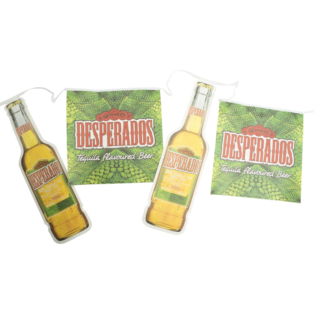 Guirlande en papier Desperados, verte avec bouteilles, décoration murale pour fête, panneau