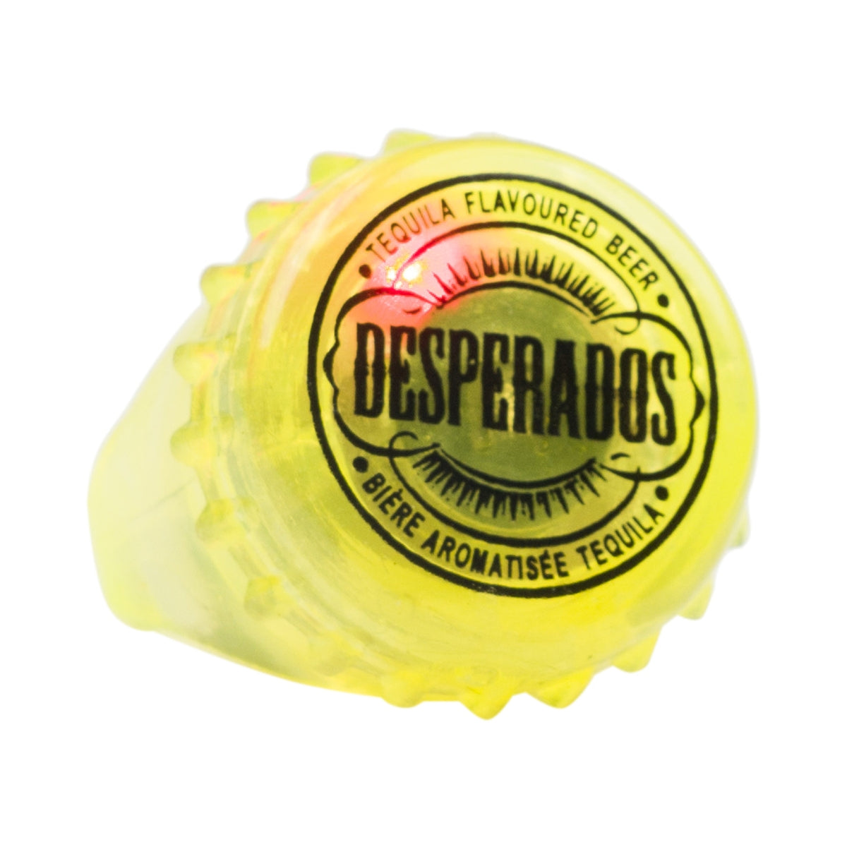 Desperados Bière Anneau LED Clignotant Fête Enterrement de vie de garçon Bijoux Décoration pour les doigts S'illumine – Vue 2