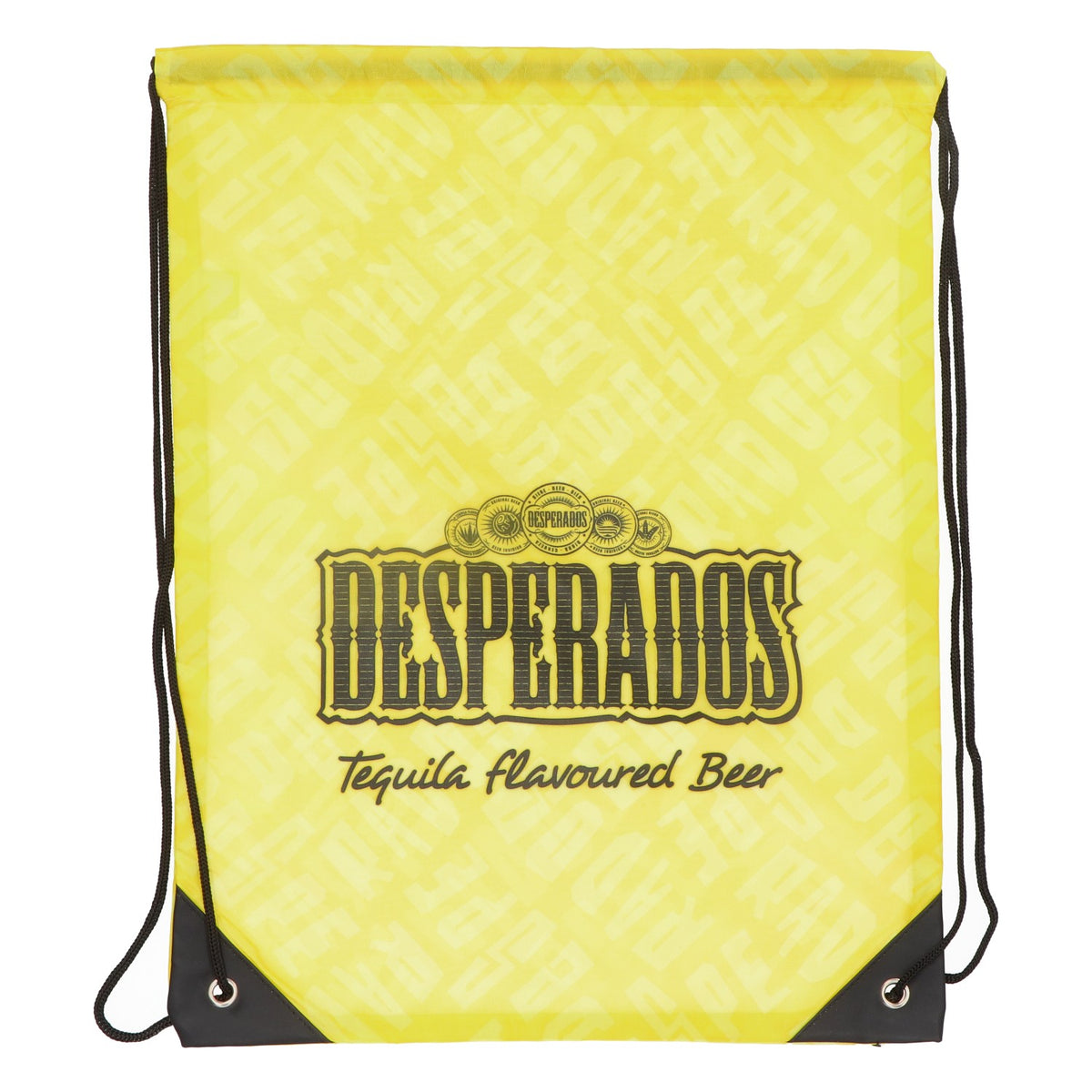 Desperados Extra Sac de sport Stringbag Sac en tissu Sac à dos jaune – Vue 2