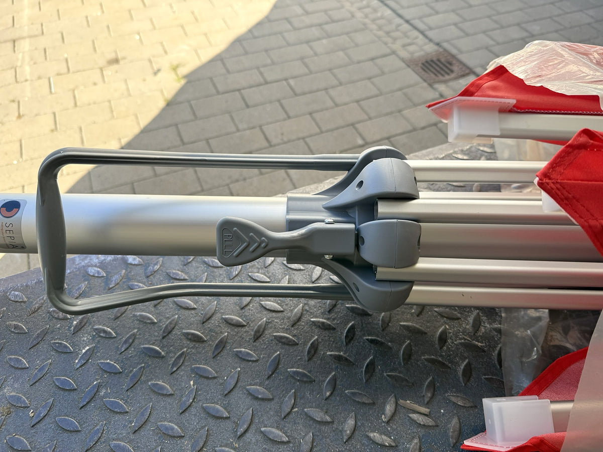 Parasol Desperados 3 x 3 m – Brasserie, restauration, café en plein air – Vue 3