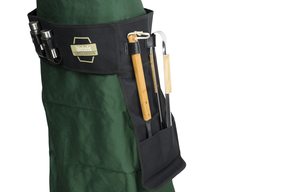 Ensemble barbecue Diebels Tablier à bavette longue Ceinture Pince Salière/poivrière BBQ Cuisinier – Vue 6