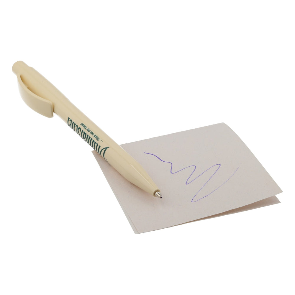 Stylo à bille Dithmarscher Pilsener Stylo publicitaire beige