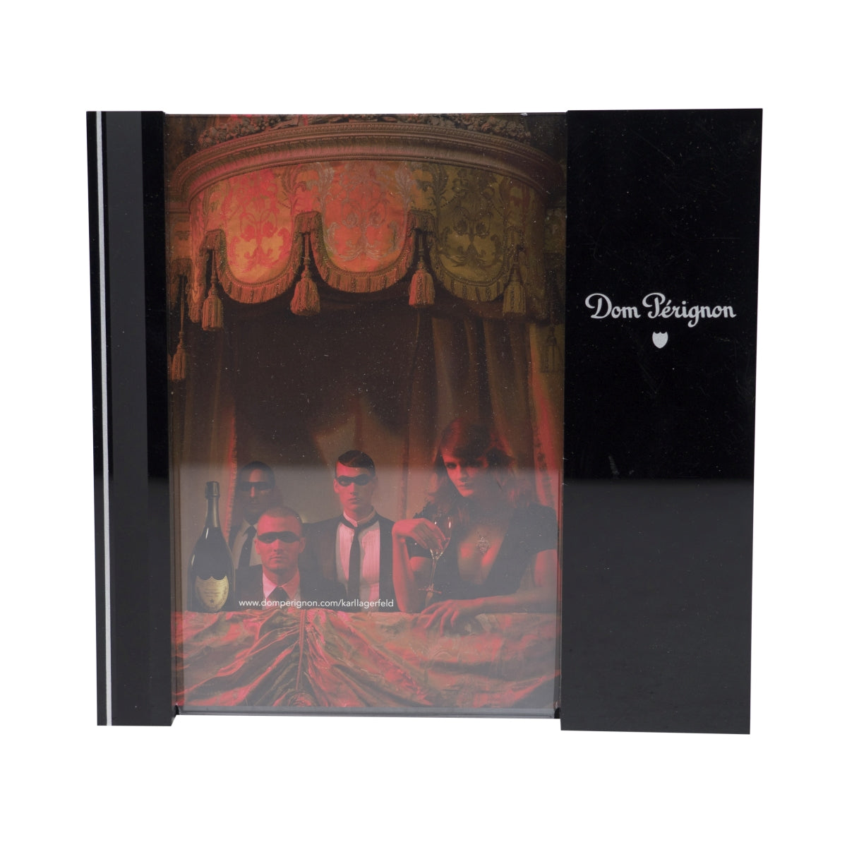 Dom Pérignon Champagne Visual Holder 25x26 Karl Lagerfeld Motif Décoration