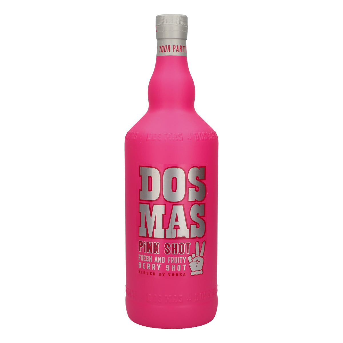 Liqueur Dos Mas, bouteille décorative XXL « Showbottle », 3,0 l, version rose