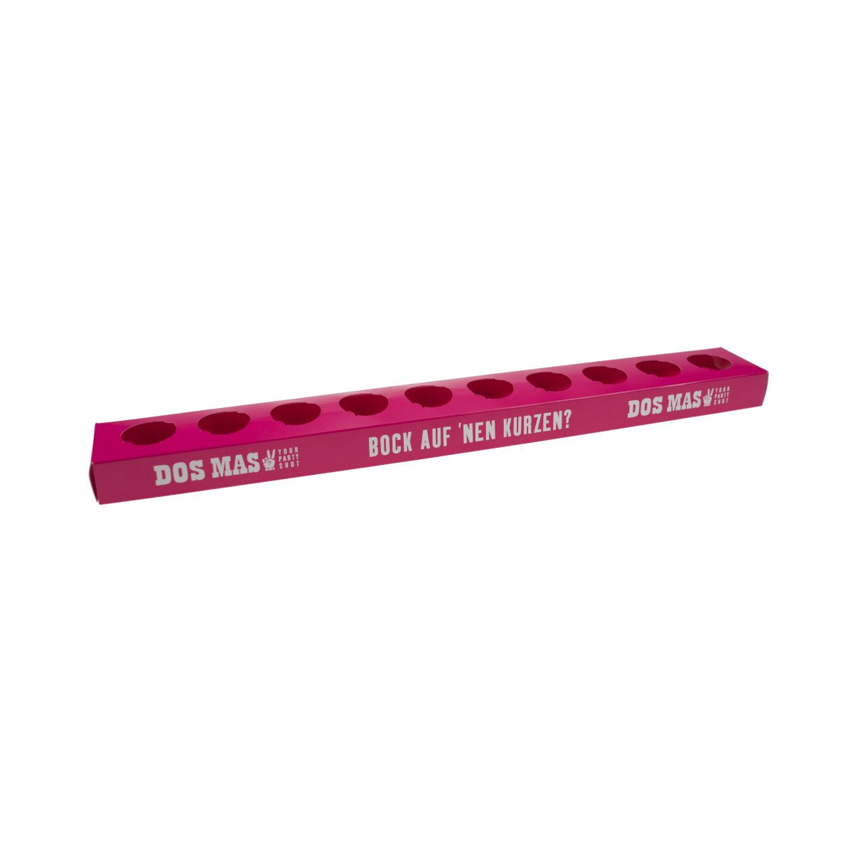 Dos Mas Tequila Shotglashalter Pink Pour 10 verres Shotmeter Short Holder