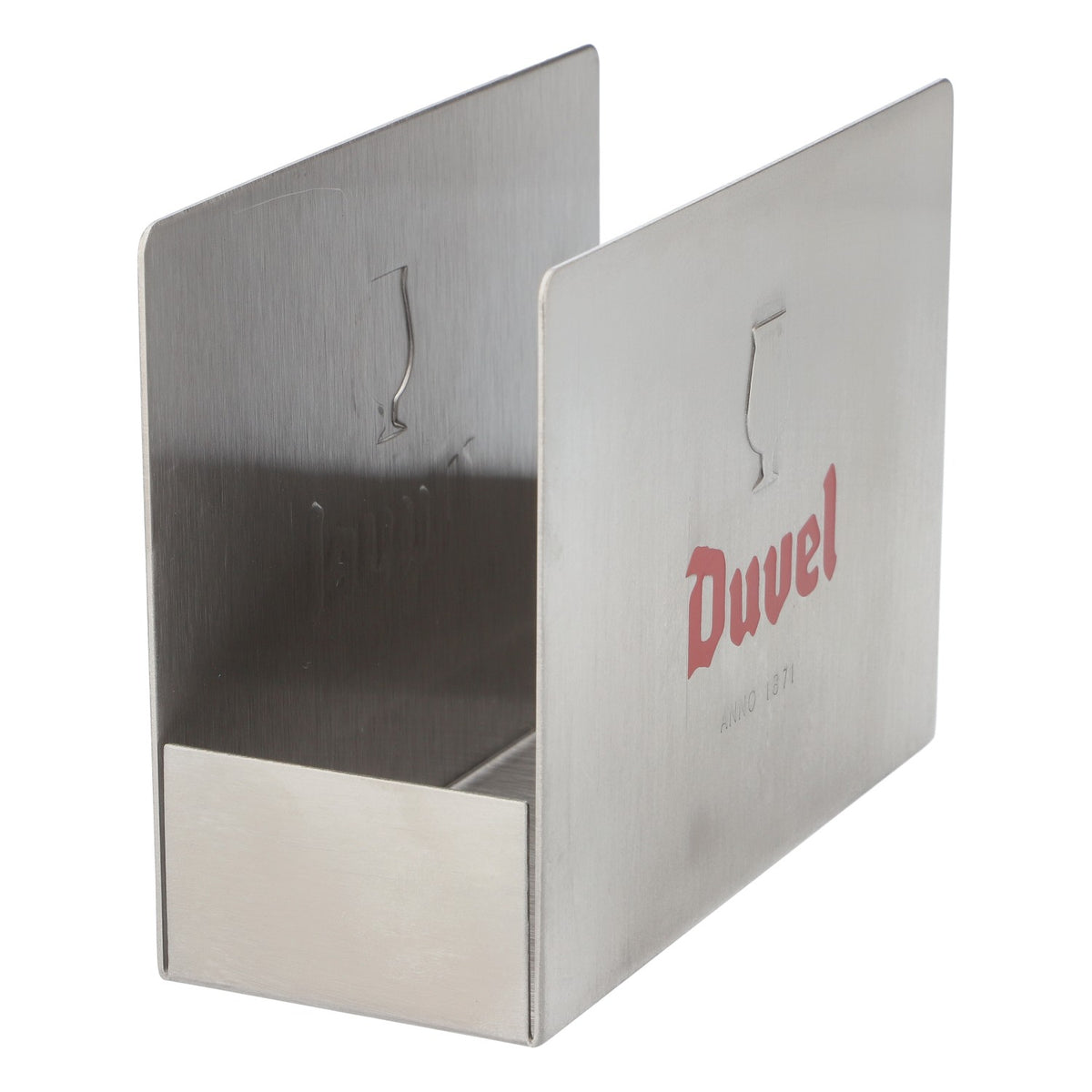 Duvel Bière Sous-verre métallique Porte-sous-verre Argent – Vue 4