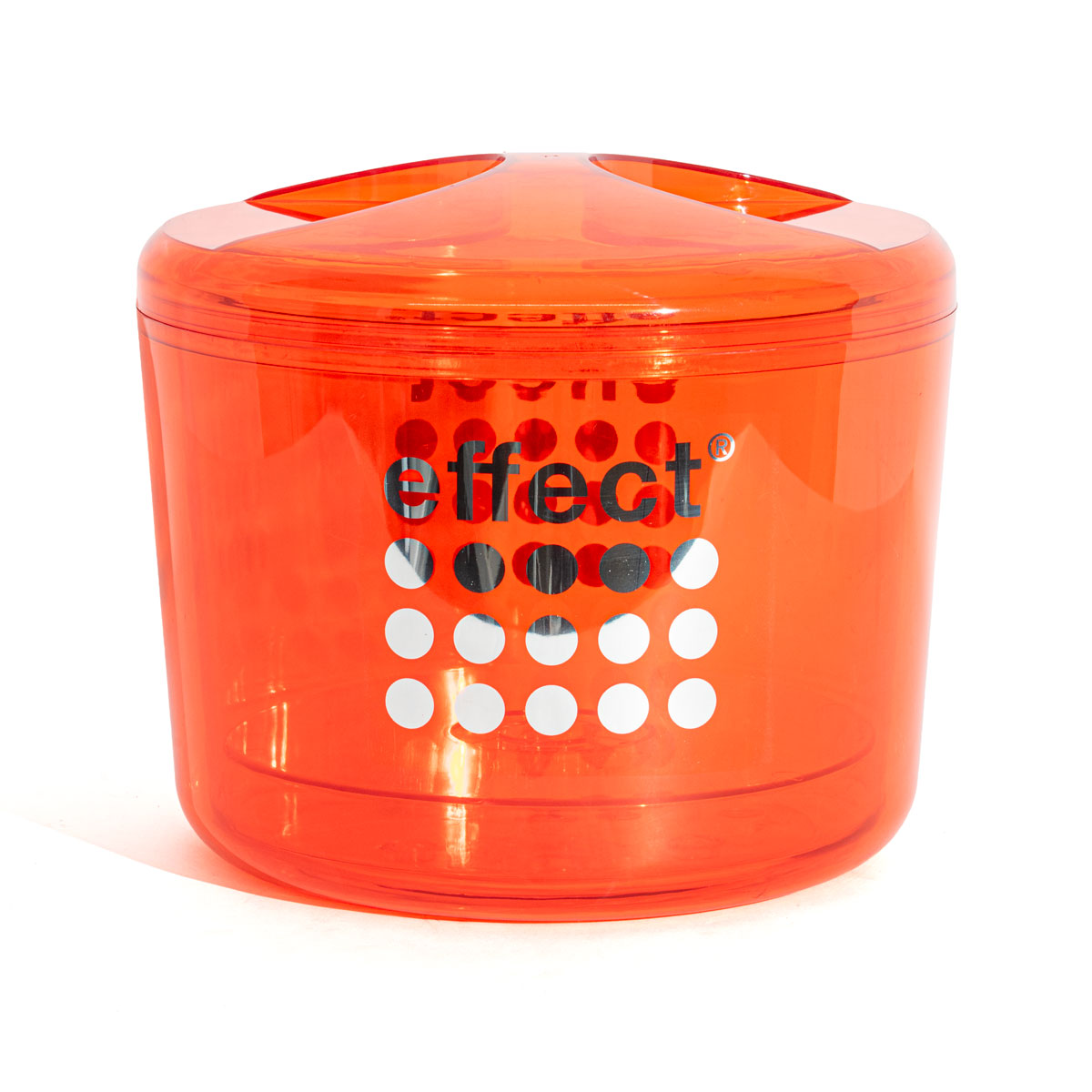 Effect Energy Acrylique Bac à glaçons Icecube trois pièces 10 l Glacière rouge