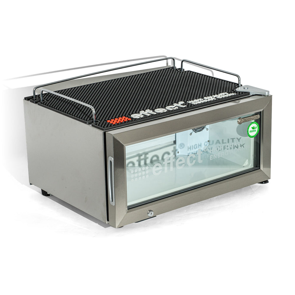 Effect Energy Réfrigérateur Mini Fridge Réfrigérateur à porte vitrée 30x60x48cm Mini Cooler