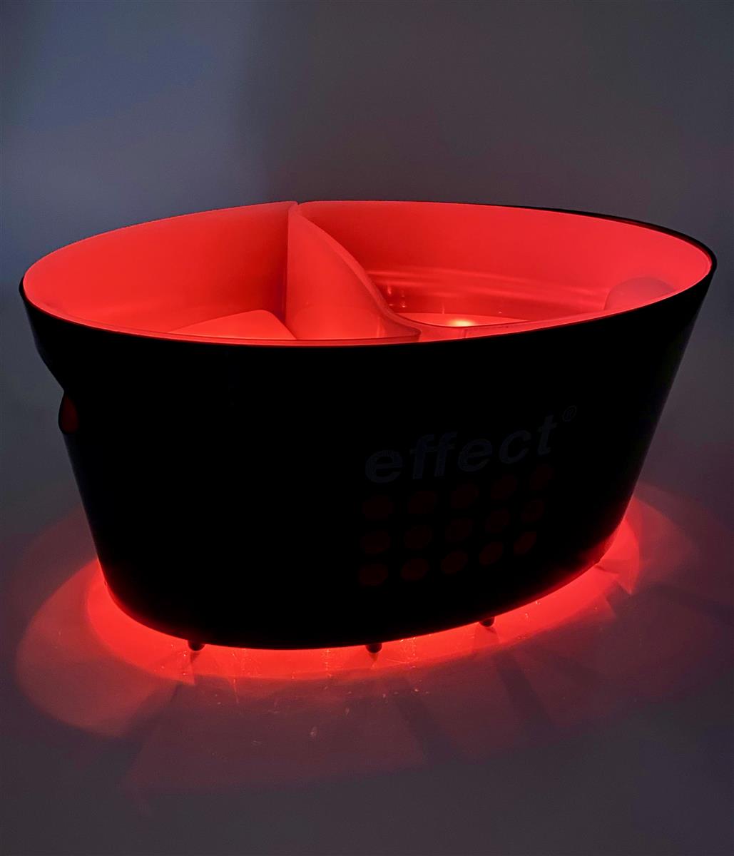 Effect Energy LED Refroidisseur de bouteilles rechargeable Bac à glaçons Bateau noir – Vue 5