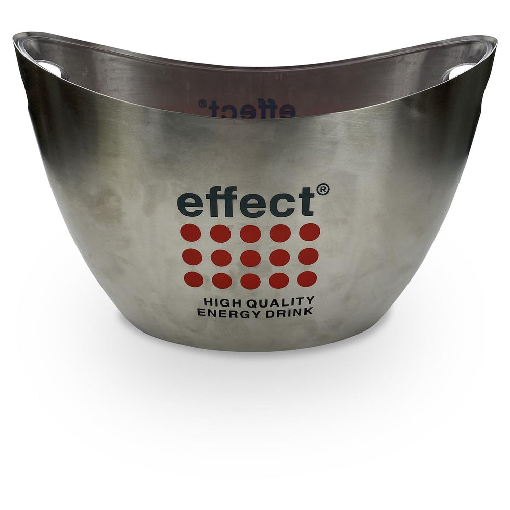 Effect Energy LED Refroidisseur de bouteilles rechargeable Refroidisseur Magnum en acier inoxydable avec insert