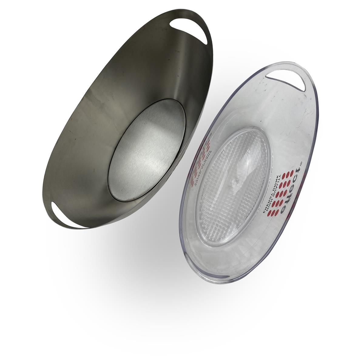 Effect Energy LED Refroidisseur de bouteilles rechargeable Refroidisseur Magnum en acier inoxydable avec insert – Vue 4