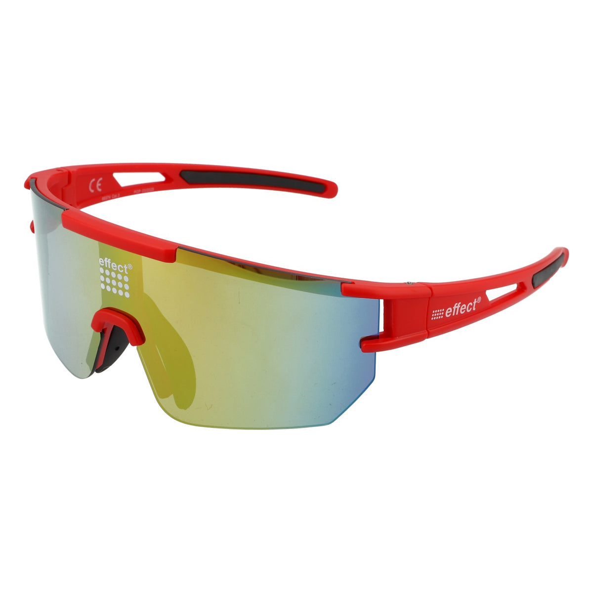 Effect Energy Lunettes de soleil Lunettes de cyclisme Lunettes de soleil Lunettes rapides Rouge – Vue 3
