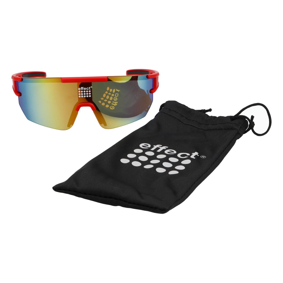 Effect Energy Lunettes de soleil Lunettes de cyclisme Lunettes de soleil Lunettes rapides Rouge – Vue 5