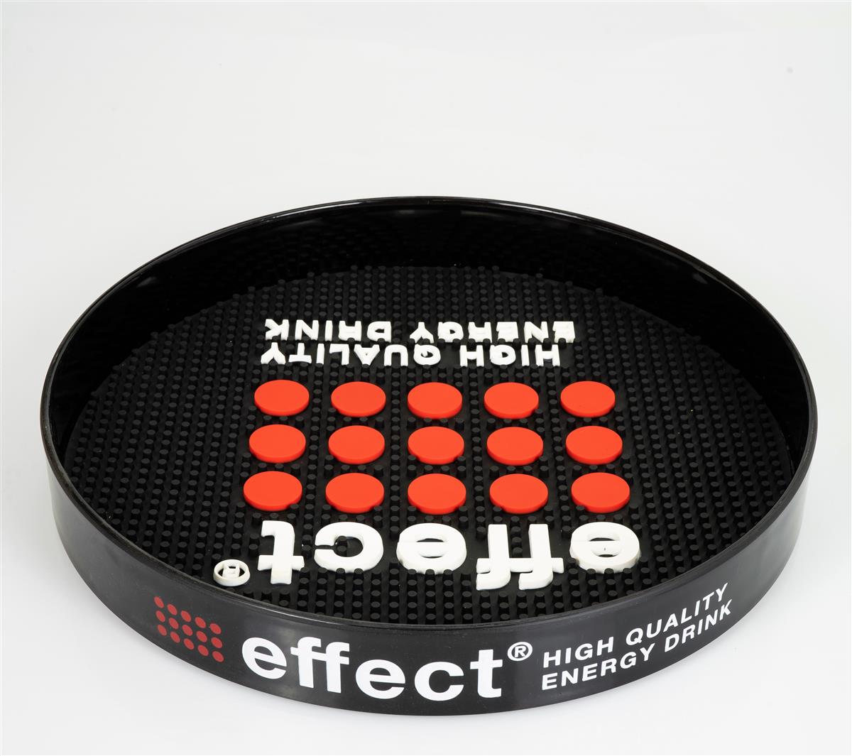 Effect Energy Plateau Plateau de service Plateau de serveur Plateau de service noir – Vue 3