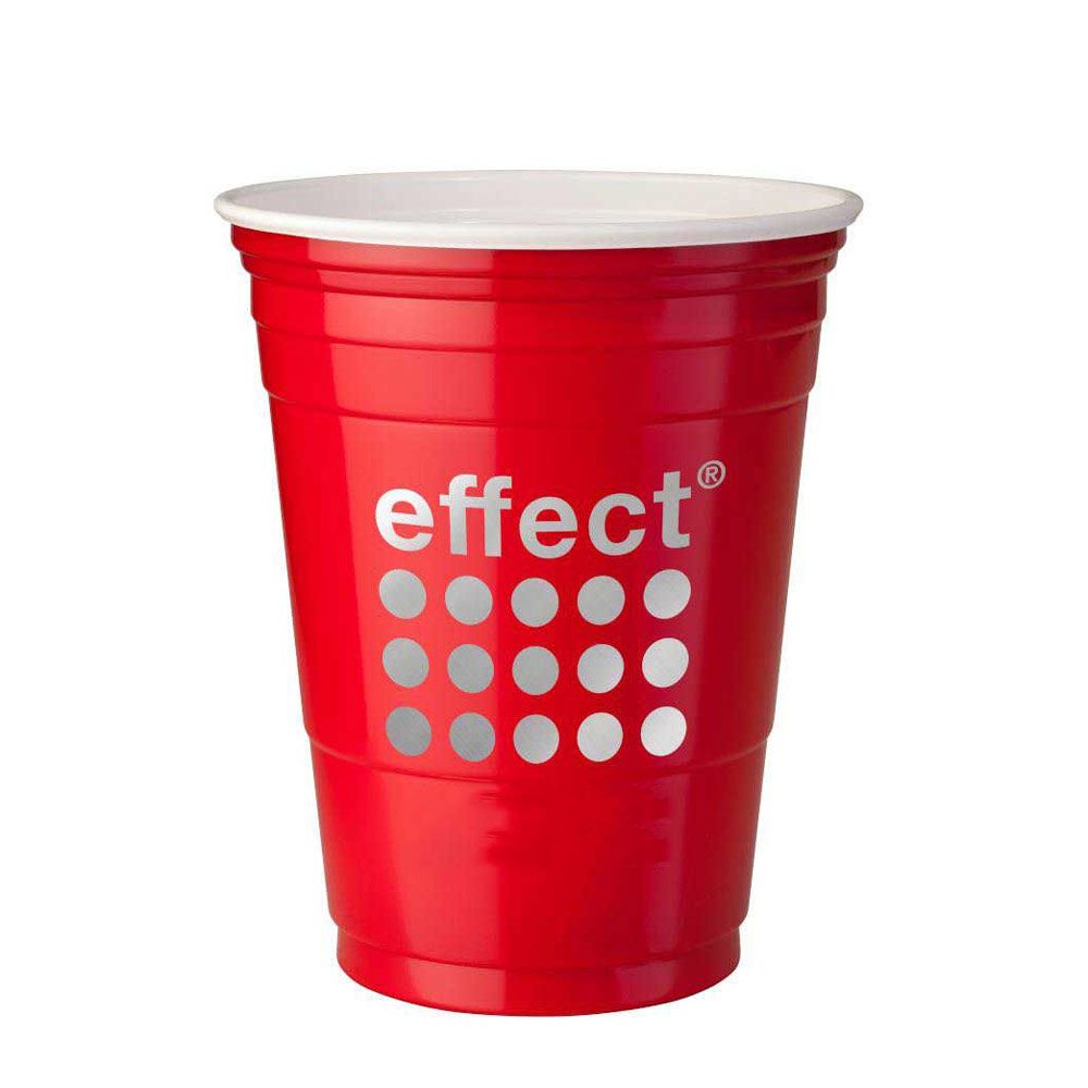 Effect plastique verre 0,3 l gobelet réutilisable Red Cup verres à bière Beer Energy