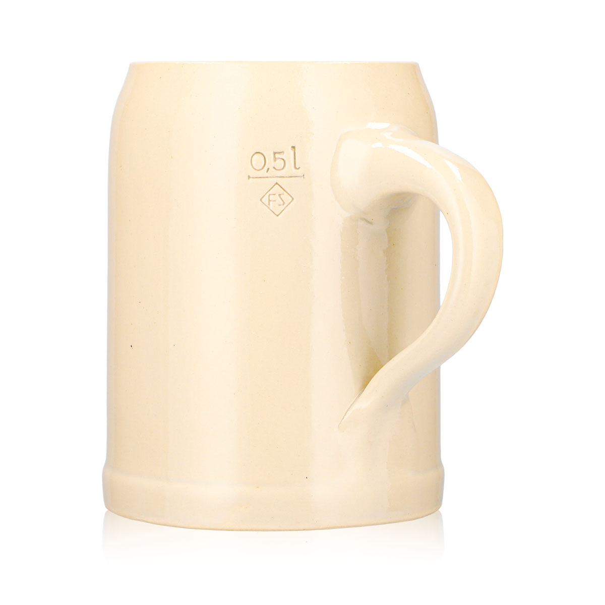 Verre à bière Eku, chope en terre cuite de 0,5 l, véritable terre cuite de Kulmbach – Vue 5
