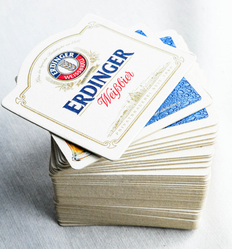 Bière blanche sans alcool Erdinger & lot de 50 sous-verres « Original » – Vue 2