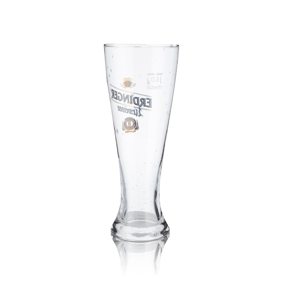 Verre Erdinger 0,3 l Verre à bière blanche Urweisse Effet perlé Fabriqué à la main Hefeweizen – Vue 2