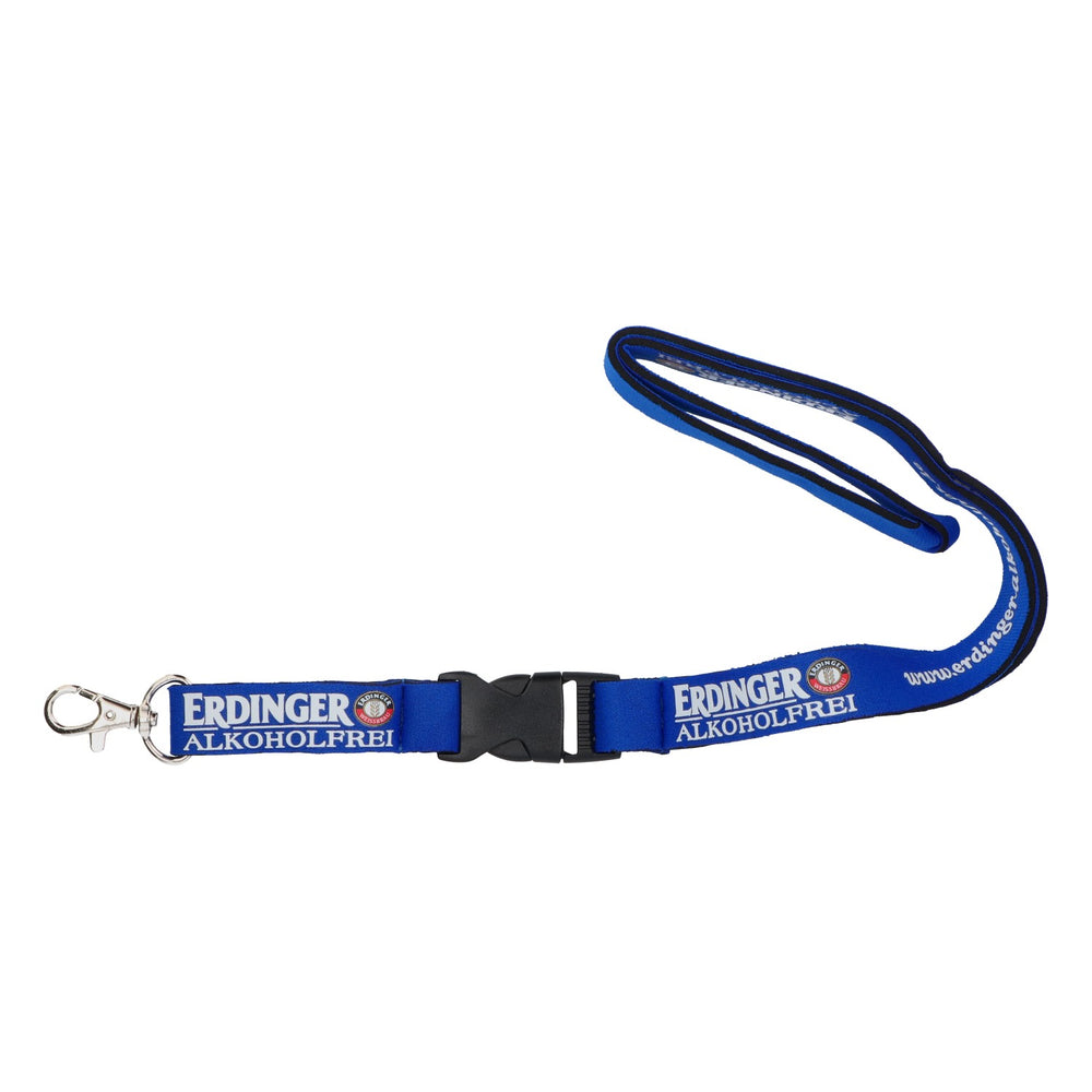 Porte-clés Erdinger Weißbier Lanyard bleu « Sans alcool »