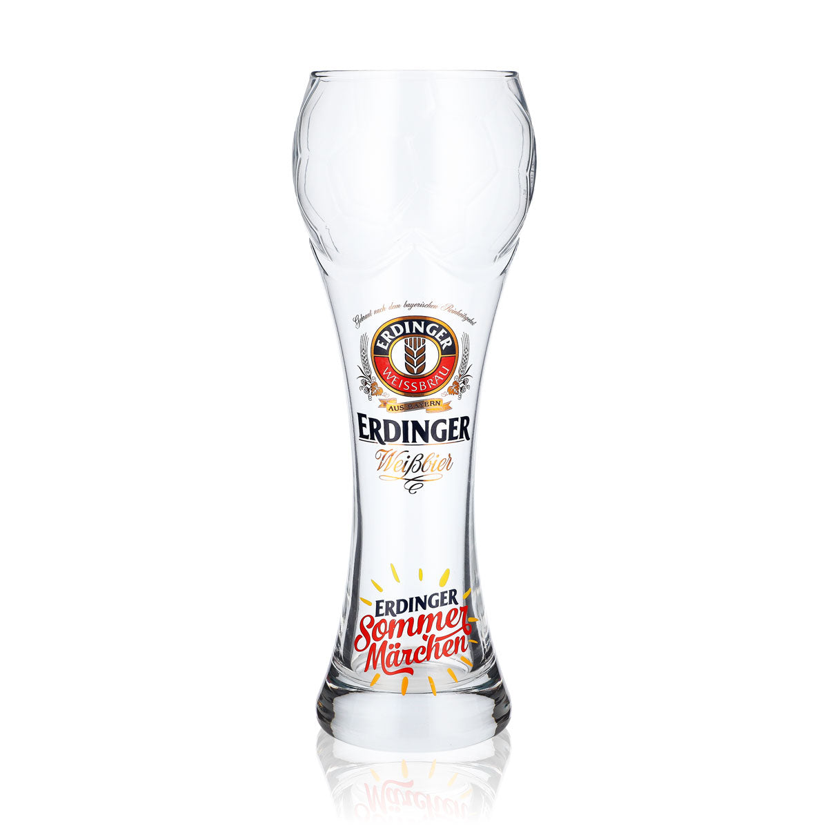 Verre à bière Erdinger Weissbräu 0,5 l Sommer Märchen Coupe de football Sahm