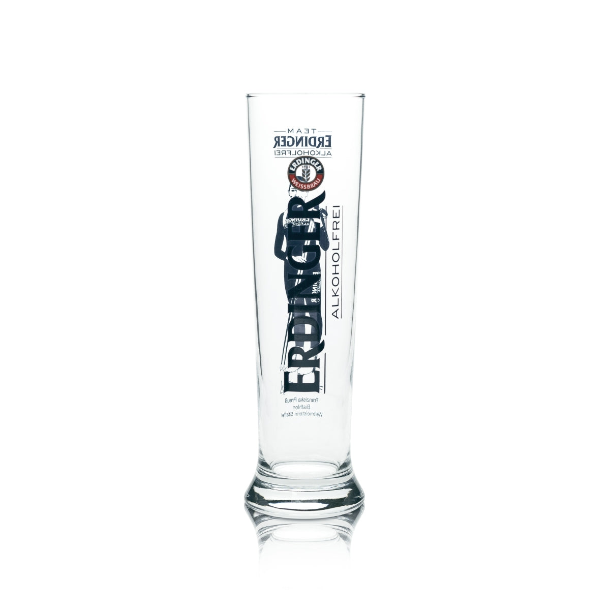 Verre à bière Erdinger Weißbräu 0,5 l, blé, sans alcool, Biathlon Stars Team – Vue 2