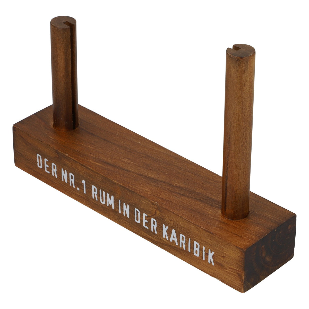 Esencia del Caribe : présentoir de table en bois pour rhum, porte-cartes de bar n° 1, Caraïbes – Vue 5